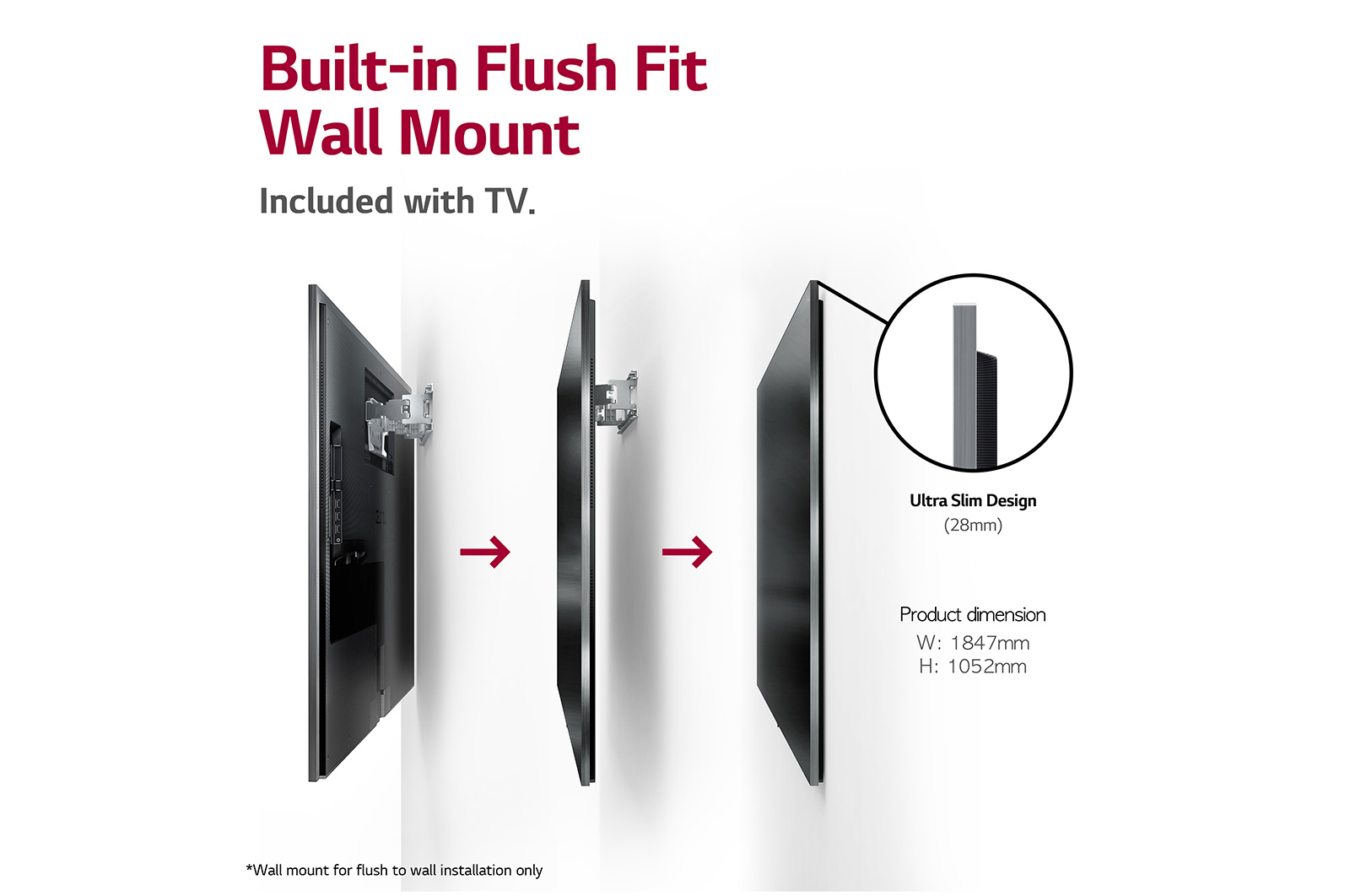 LG OLED evo Gallery Edition G2 83 inch 4K Smart TV 2022, OLED83G26LA