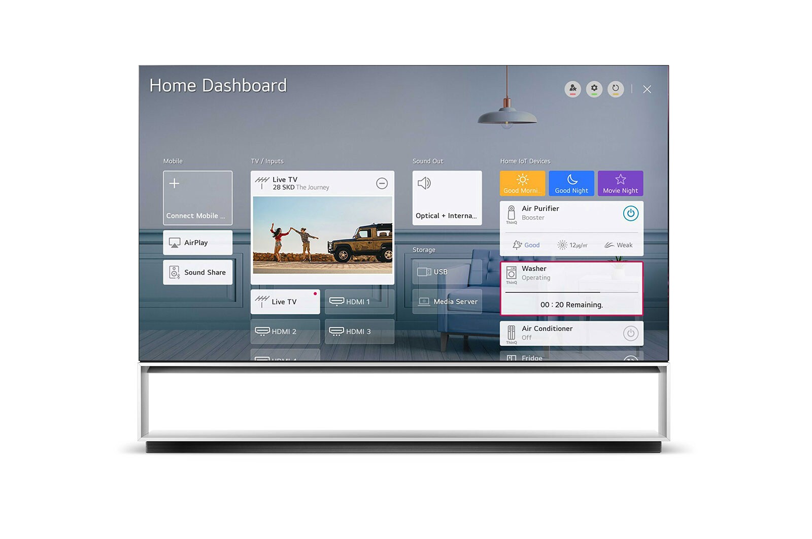 LG ZX 88 inch 8K SIGNATURE OLED TV, OLED88ZX9LA