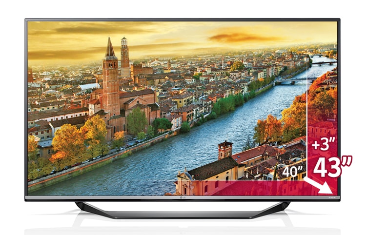 LG 43" LG ULTRA HD 4K TV, 43UF770V