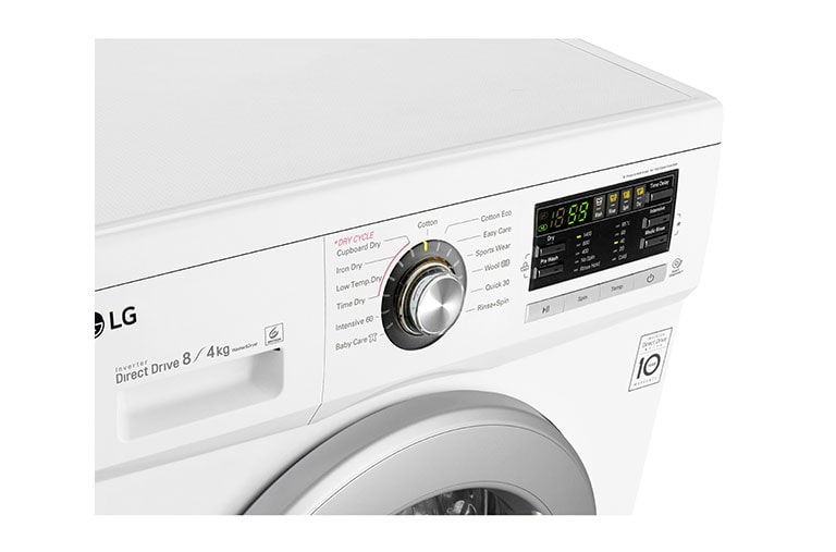 LG 8kg/4kg 6 Motion Direct Drive Washer Dryer, F1496AD1