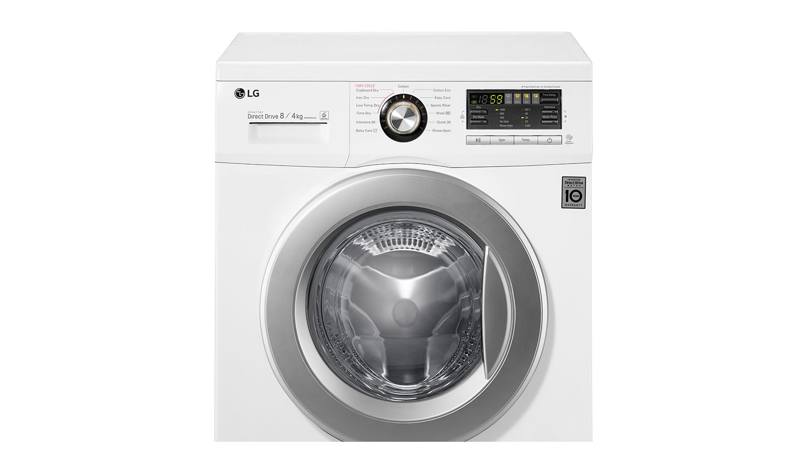 LG 8kg/4kg 6 Motion Direct Drive Washer Dryer, F1496AD1
