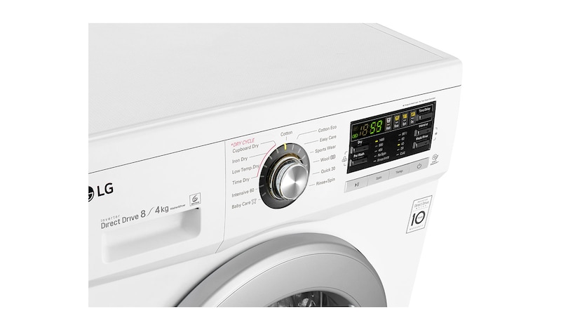 LG 8kg/4kg 6 Motion Direct Drive Washer Dryer, F1496AD1