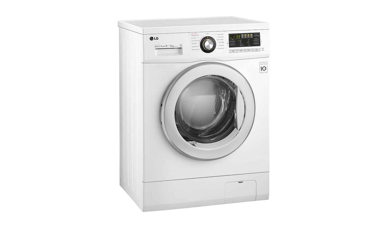 LG 8kg/4kg 6 Motion Direct Drive Washer Dryer, F1496AD