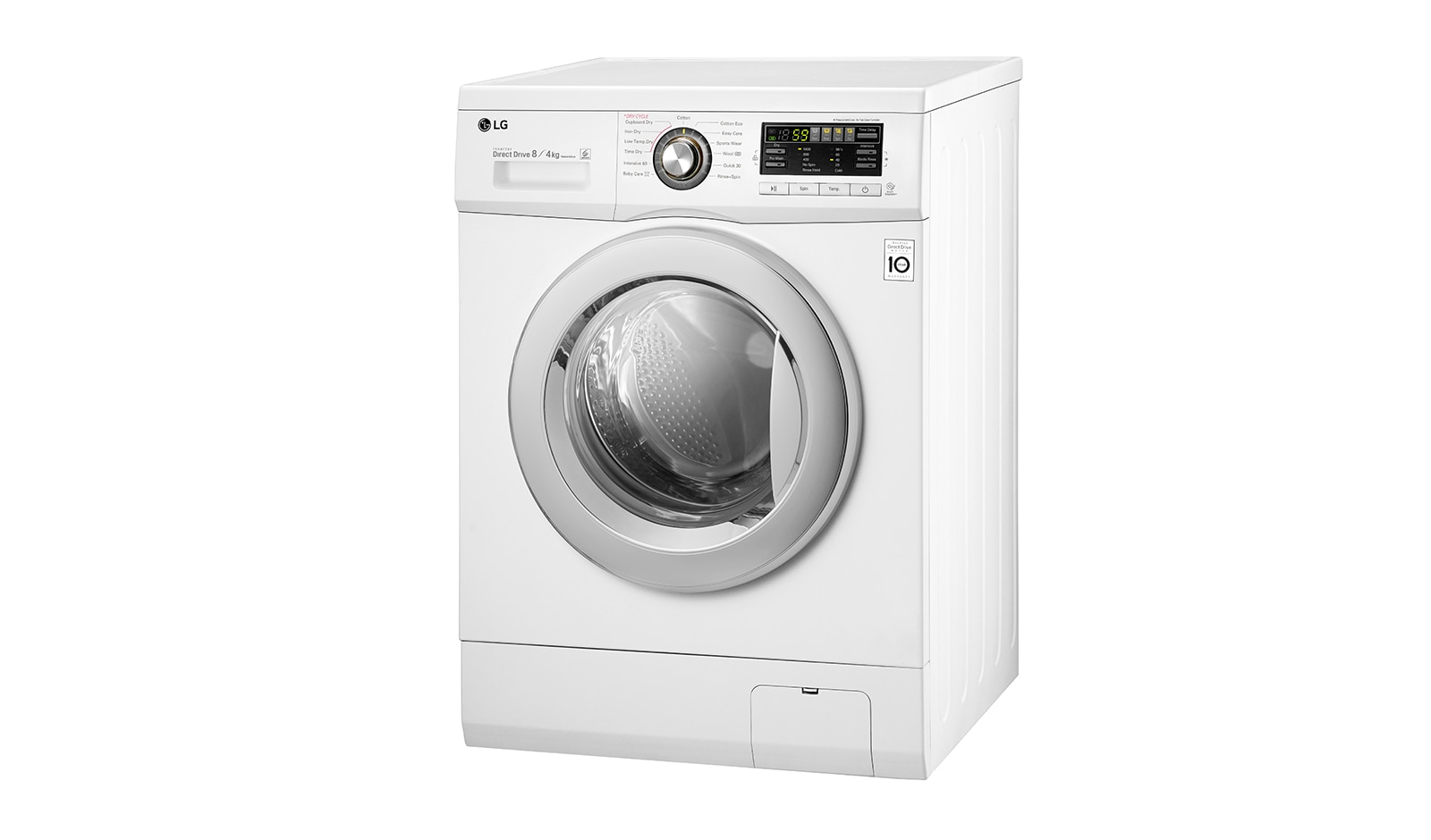 LG 8kg/4kg 6 Motion Direct Drive Washer Dryer, F1496AD