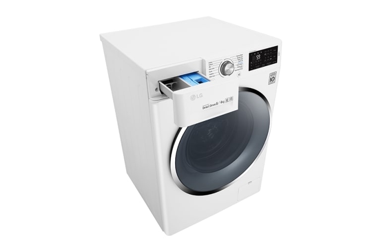 LG 8/4 KG Condensor Washer Dryer with multiple Wash Programs and Smart ThinQ™ connectivity, F4J6AM2W