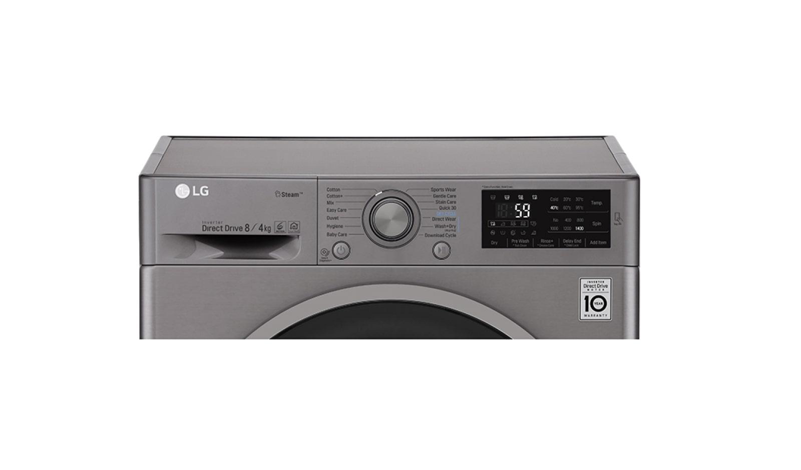 LG 8/4 KG Condensor Washer Dryer with multiple Wash Programs and Smart ThinQ™ connectivity, F4J6AM8S