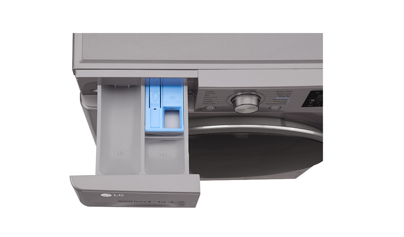 LG 8/4 KG Condensor Washer Dryer with multiple Wash Programs and Smart ThinQ™ connectivity, F4J6AM8S