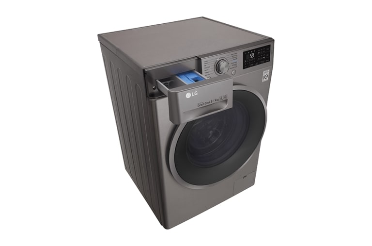 LG 8/4 KG Condensor Washer Dryer with multiple Wash Programs and Smart ThinQ™ connectivity, F4J6AM8S