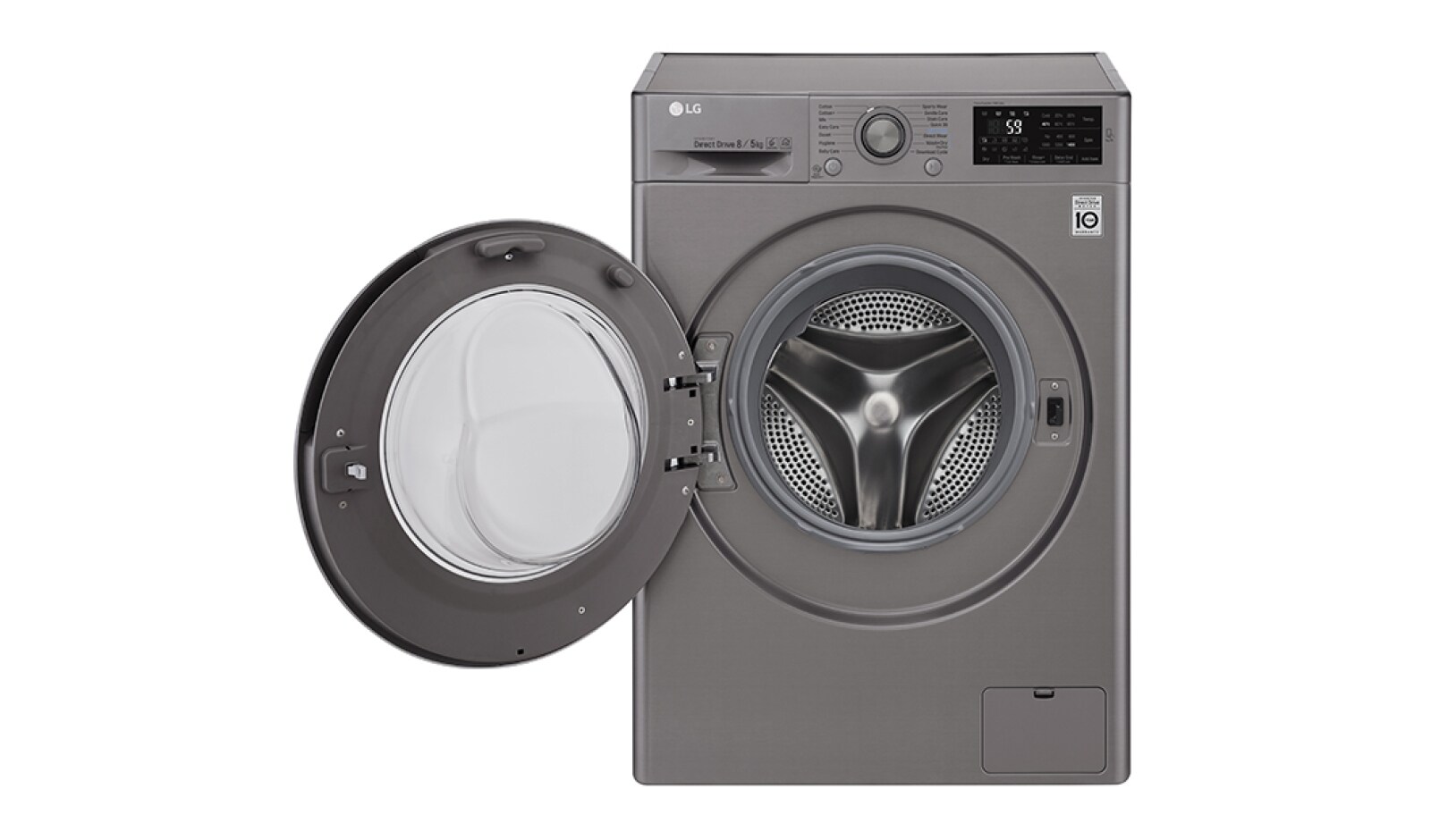 LG 8/5 KG Condensor Washer Dryer with multiple Wash Programs and Smart ThinQ™ connectivity, F4J6TM8S