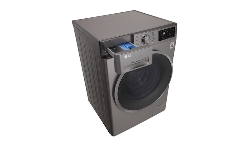 LG 8/5 KG Condensor Washer Dryer with multiple Wash Programs and Smart ThinQ™ connectivity, F4J6TM8S