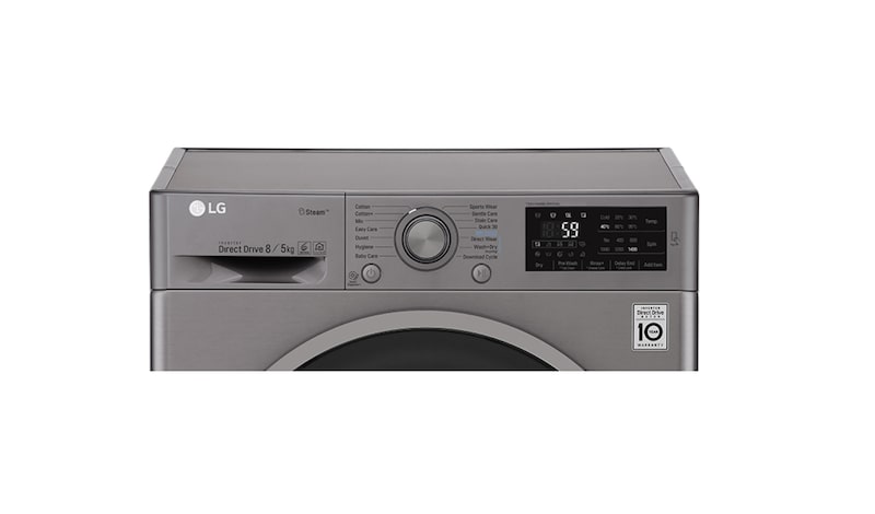 LG 8/5 KG Condensor Washer Dryer with multiple Wash Programs and Smart ThinQ™ connectivity, F4J6TM8S
