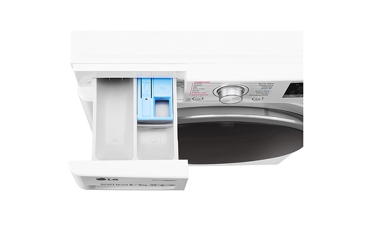 LG F4J7FH1W 9/6Kg 1400 Spin Washer Dryer - White, F4J7FH1W