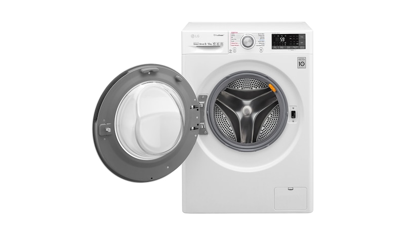 LG F4J7FH1W 9/6Kg 1400 Spin Washer Dryer - White, F4J7FH1W