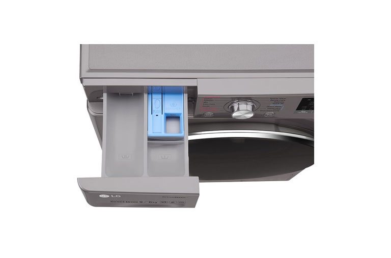 LG 9/6 KG Smart Eco Hybrid™ Washer™ Dryer with True Steam™ technology, F4J8FH2S