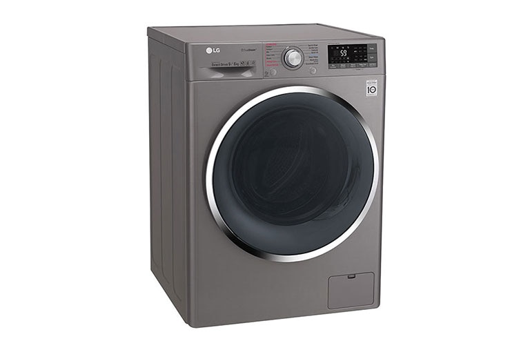 LG 9/6 KG Smart Eco Hybrid™ Washer™ Dryer with True Steam™ technology, F4J8FH2S