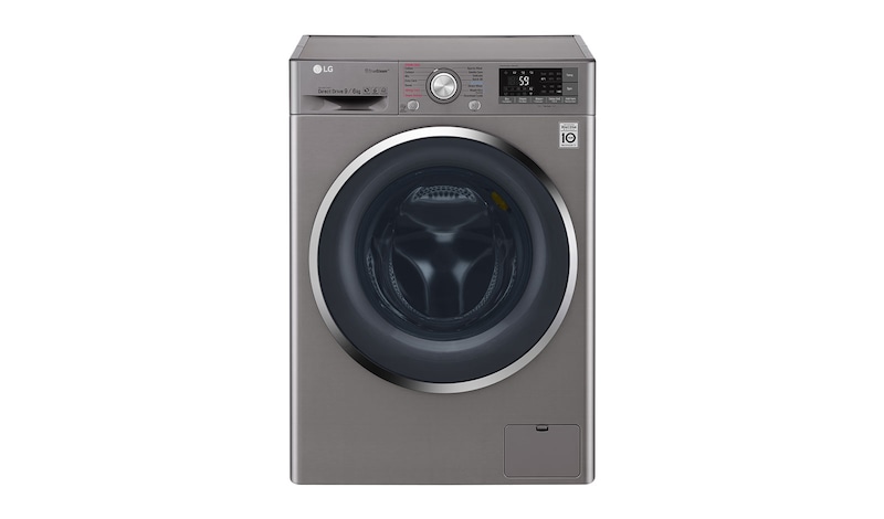 LG 9/6 KG Smart Eco Hybrid™ Washer™ Dryer with True Steam™ technology, F4J8FH2S