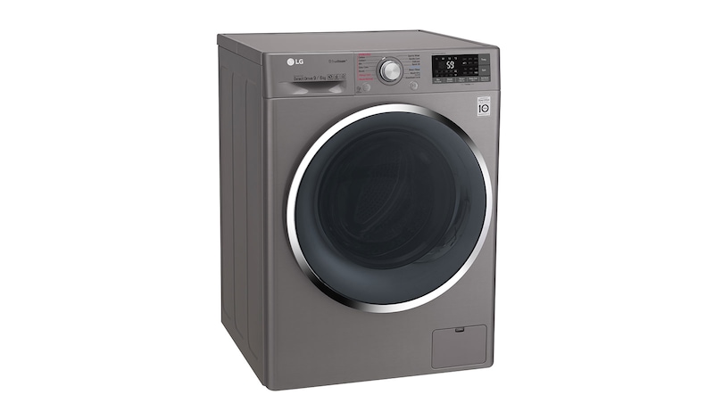 LG 9/6 KG Smart Eco Hybrid™ Washer™ Dryer with True Steam™ technology, F4J8FH2S
