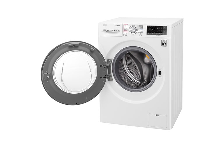 LG 9/6 KG Smart Eco Hybrid™ Washer™ Dryer with True Steam™ technology, F4J8FH2W