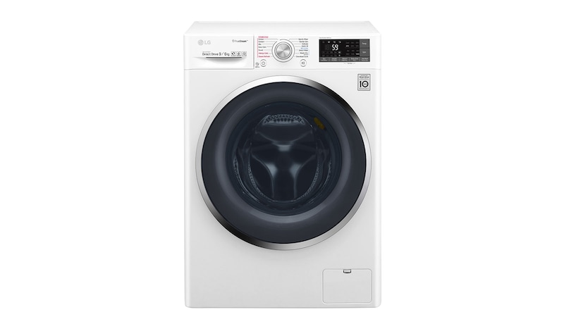 LG 9/6 KG Smart Eco Hybrid™ Washer™ Dryer with True Steam™ technology, F4J8FH2W