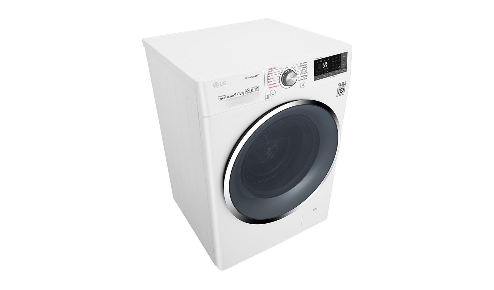 LG 9/6 KG Smart Eco Hybrid™ Washer™ Dryer with True Steam™ technology, F4J8FH2W