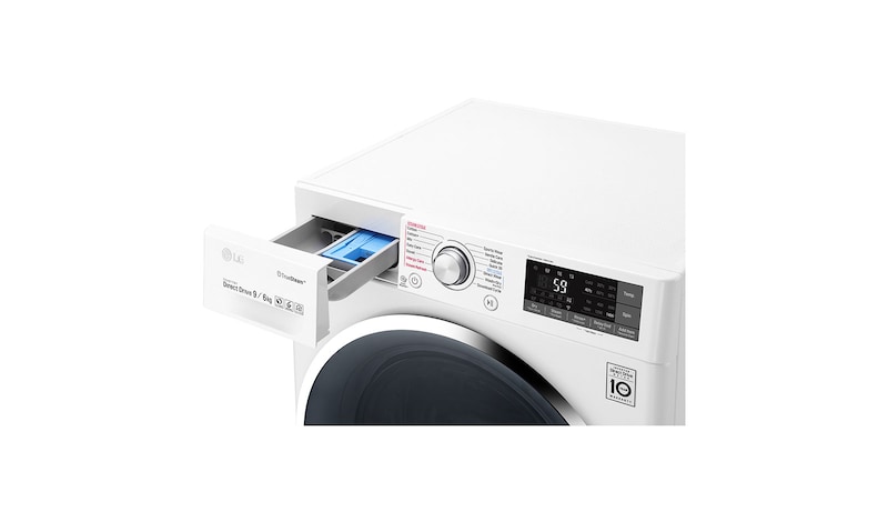 LG 9/6 KG Smart Eco Hybrid™ Washer™ Dryer with True Steam™ technology, F4J8FH2W