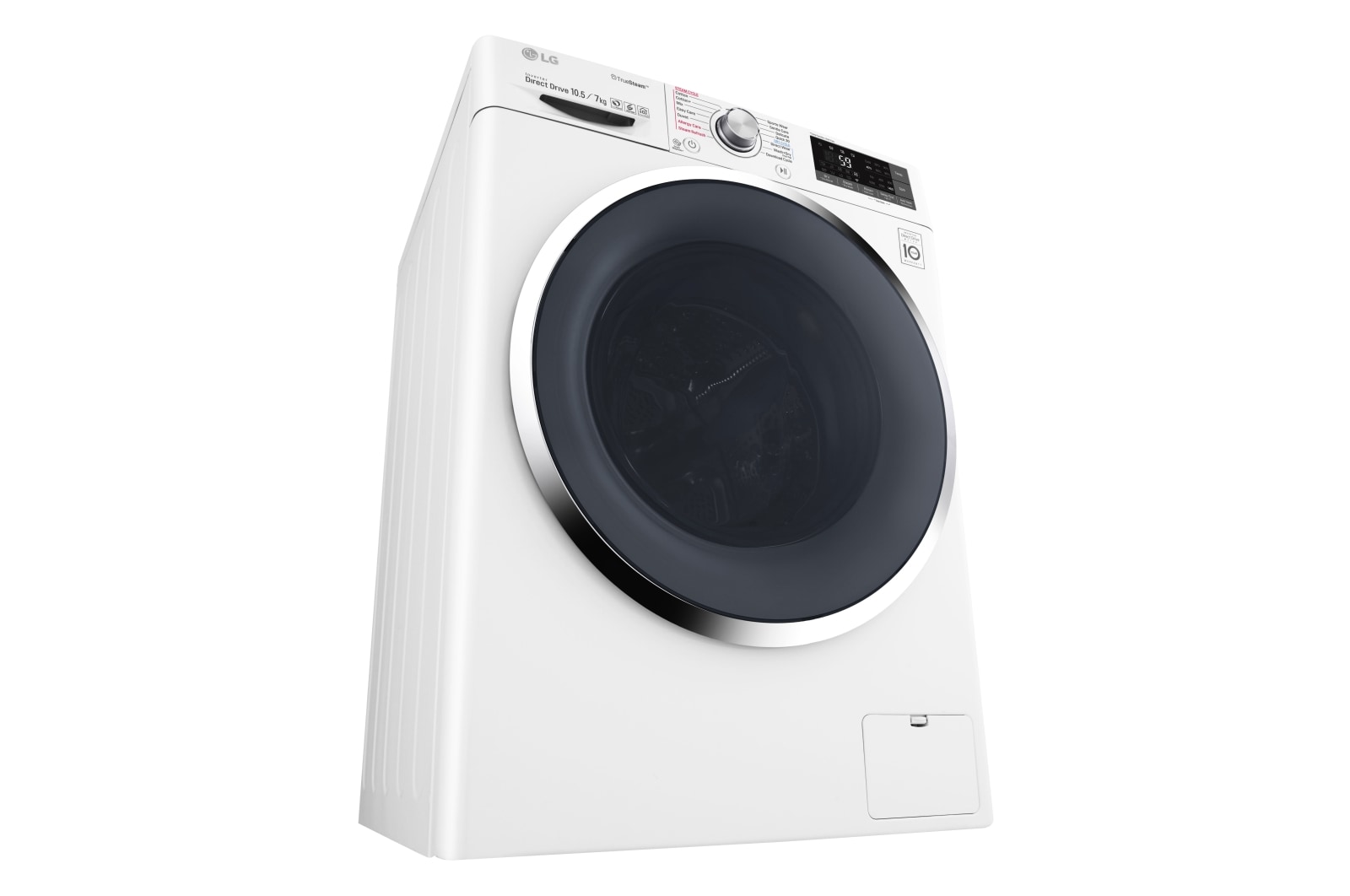 LG F4J8JH2WD 10.5/7Kg 1400 Spin Washer Dryer - White, F4J8JH2WD