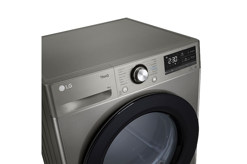 LG 9kg DUAL Inverter HeatPump Dryer A++, Graphite, FDM309S