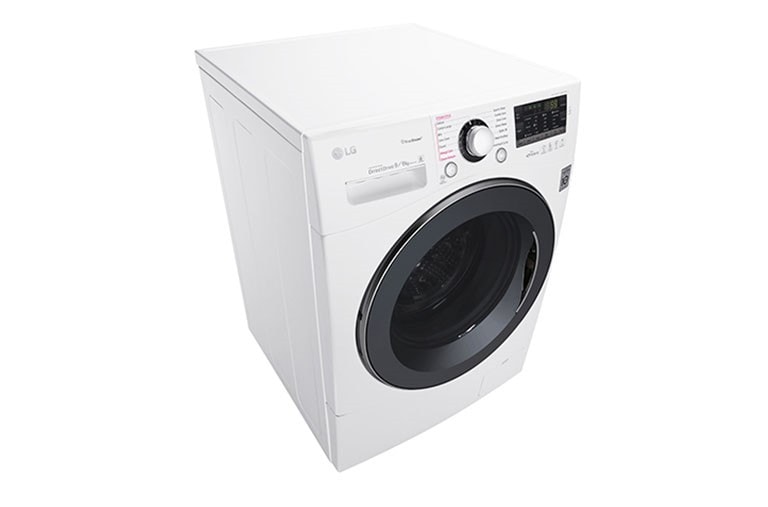 LG 9KG/6KG Eco Hybrid Washer Dryer with TRUESTEAM™ and 6 Motion DD, FH4A8FDH2N