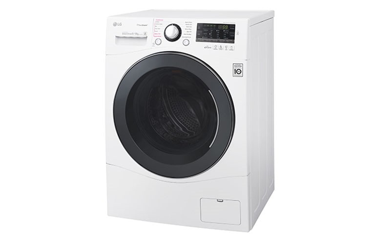 LG 9KG/6KG Eco Hybrid Washer Dryer with TRUESTEAM™ and 6 Motion DD, FH4A8FDH2N