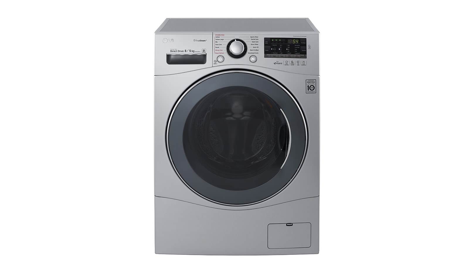 LG 8/5 KG Eco Hybrid™ Washer Dryer with True Steam™ technology and Smart ThinQ™ connectivity, FH4A8TDH4N
