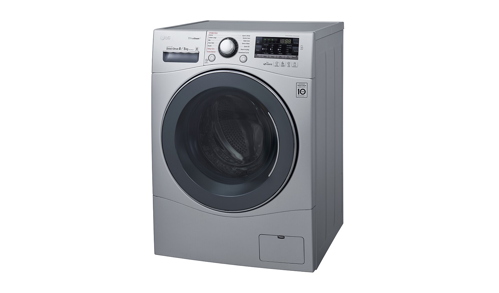 LG 8/5 KG Eco Hybrid™ Washer Dryer with True Steam™ technology and Smart ThinQ™ connectivity, FH4A8TDH4N