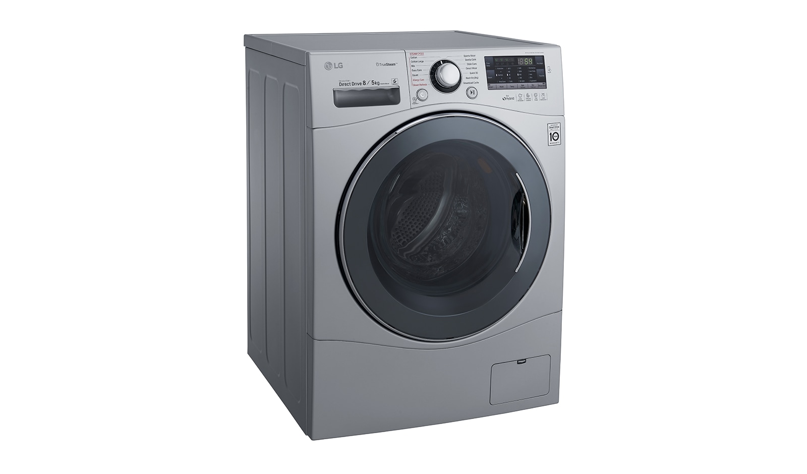 LG 8/5 KG Eco Hybrid™ Washer Dryer with True Steam™ technology and Smart ThinQ™ connectivity, FH4A8TDH4N