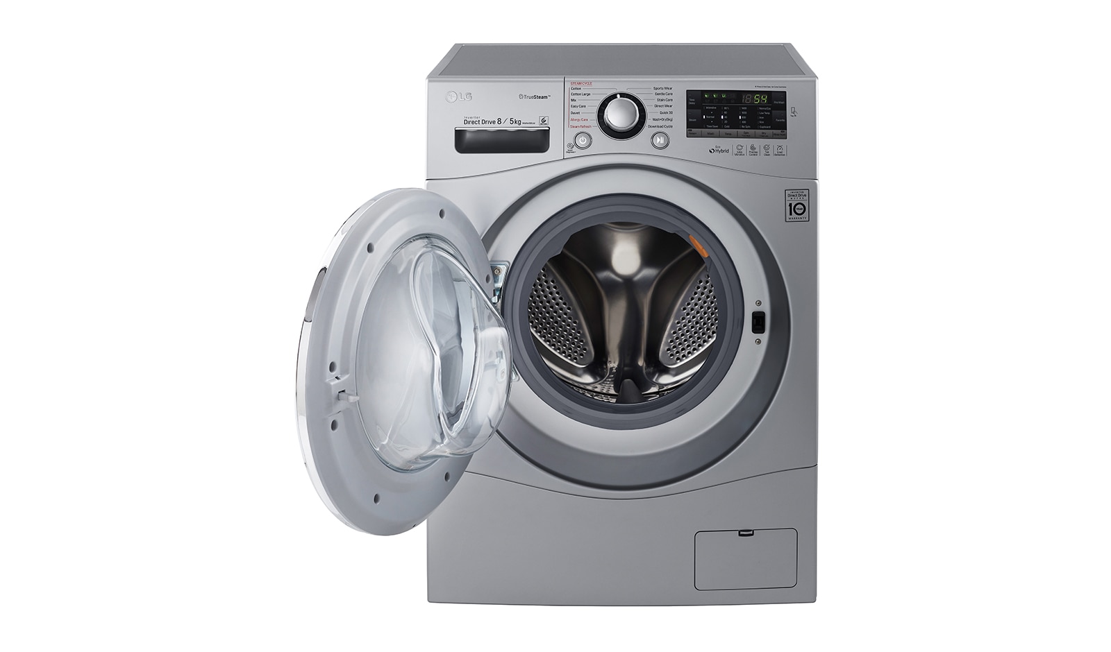 LG 8/5 KG Eco Hybrid™ Washer Dryer with True Steam™ technology and Smart ThinQ™ connectivity, FH4A8TDH4N