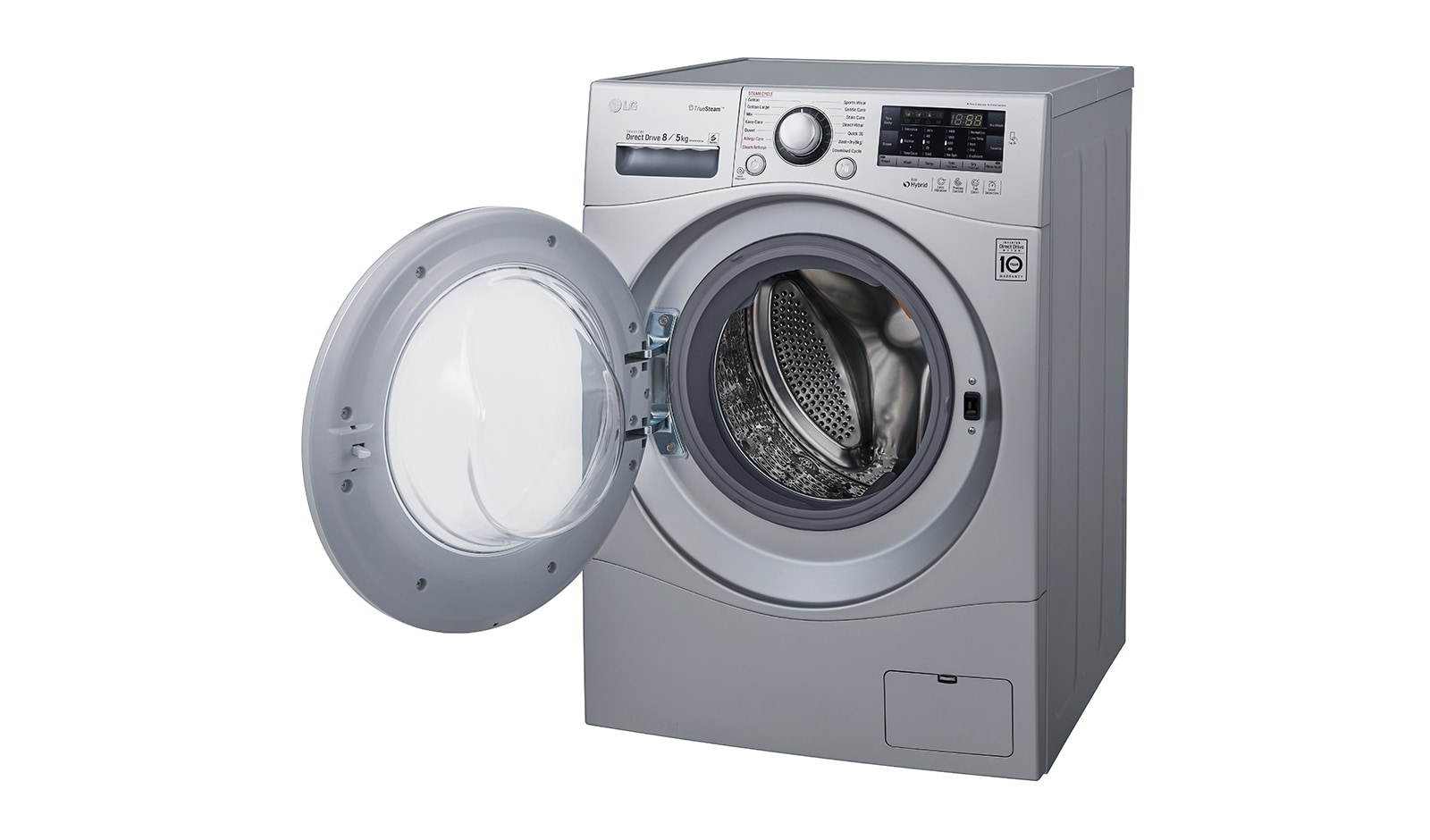 LG 8/5 KG Eco Hybrid™ Washer Dryer with True Steam™ technology and Smart ThinQ™ connectivity, FH4A8TDH4N