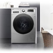 LG 8/5 KG Eco Hybrid™ Washer Dryer with True Steam™ technology and Smart ThinQ™ connectivity, FH4A8TDH4N