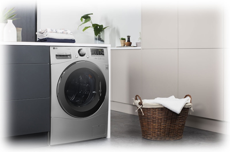 LG 8/5 KG Eco Hybrid™ Washer Dryer with True Steam™ technology and Smart ThinQ™ connectivity, FH4A8TDH4N