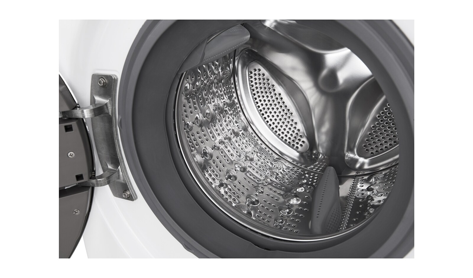 LG 10.5KG/7KG Eco Hybrid Washer Dryer with TrueSteam™ and 6 Motion DD, FH4U1JBH2N