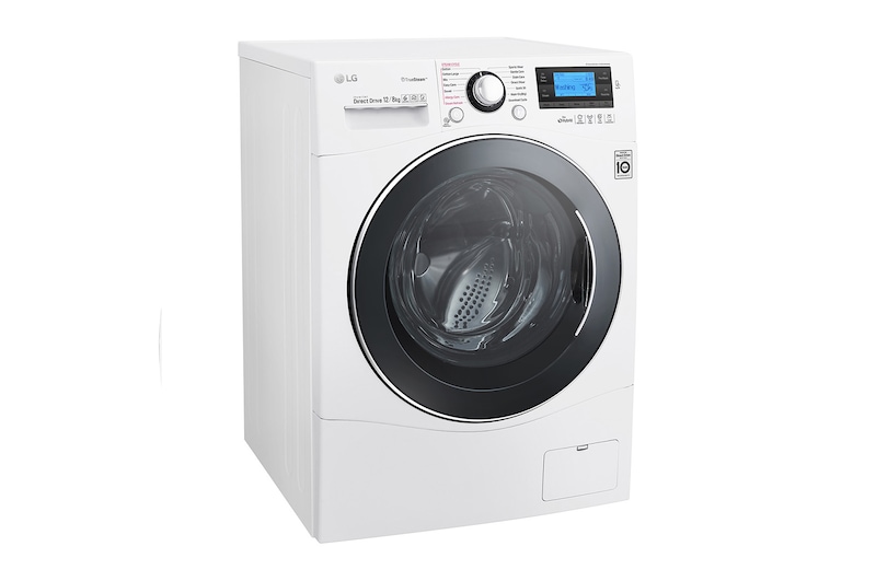 LG 12/8 KG Eco Hybrid™ Washer Dryer with True Steam™ technology and Smart ThinQ™ connectivity, FH695BDH2N