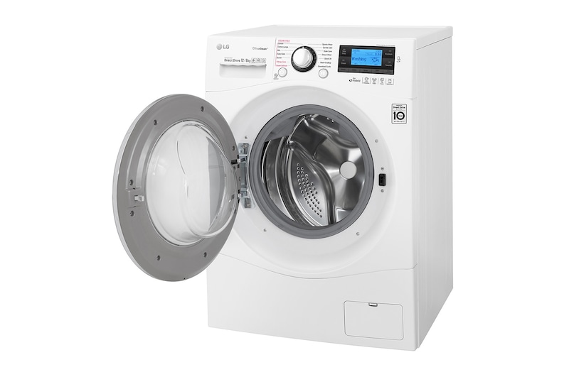 LG 12/8 KG Eco Hybrid™ Washer Dryer with True Steam™ technology and Smart ThinQ™ connectivity, FH695BDH2N