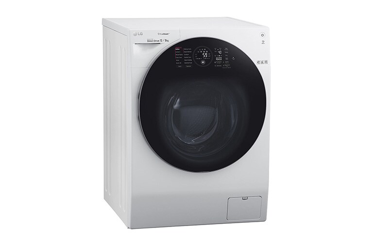 LG TrueSteam™ FH6G1BCH2N 12/8Kg 1600 Spin Washer Dryer - White, FH6G1BCH2N