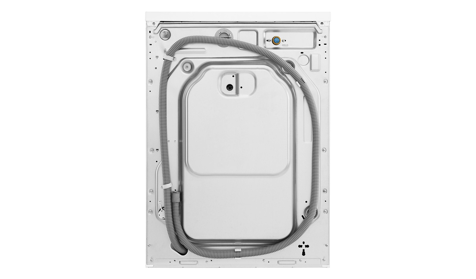 LG TrueSteam™ FH6G1BCH2N 12/8Kg 1600 Spin Washer Dryer - White, FH6G1BCH2N