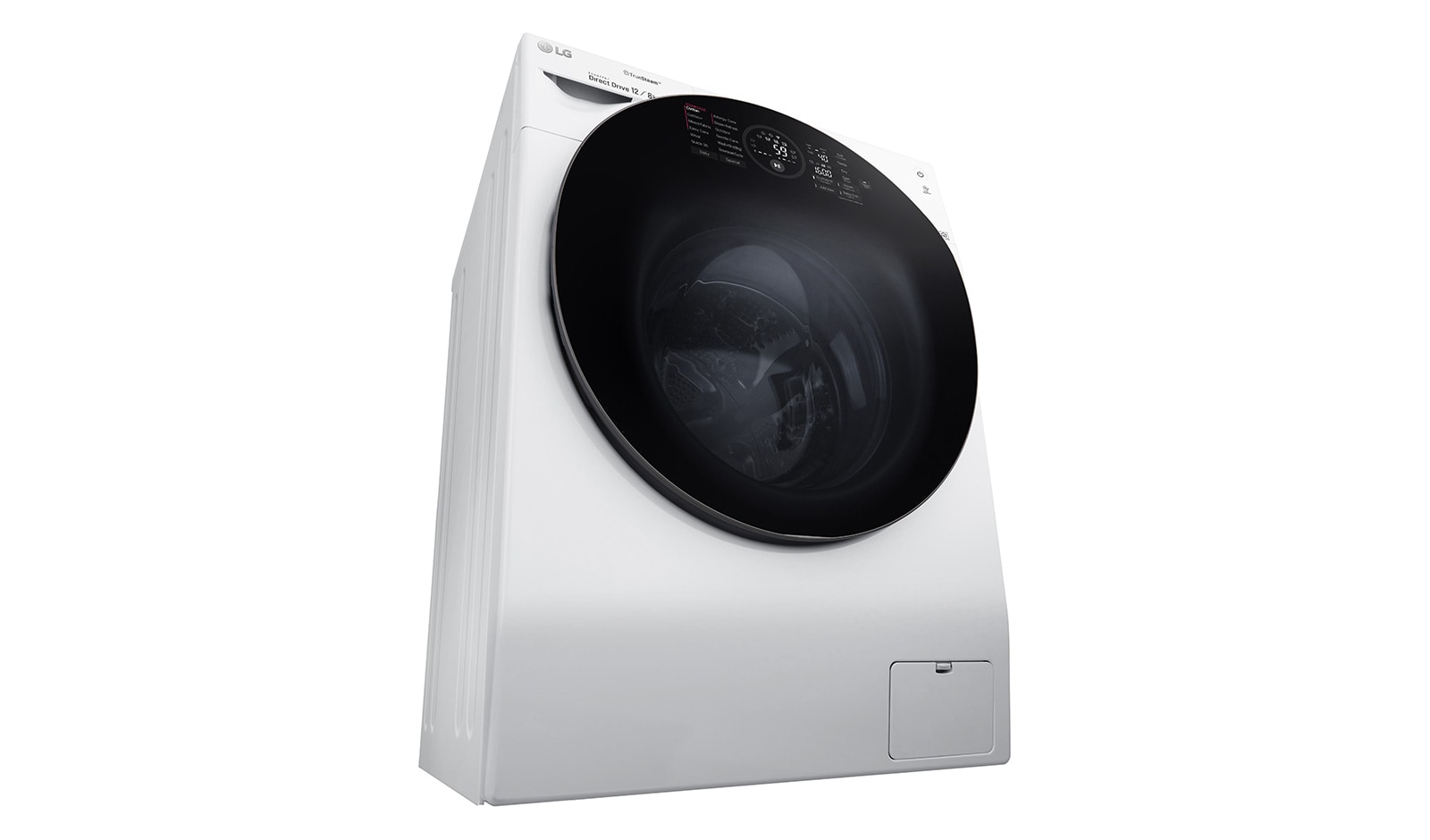 LG TrueSteam™ FH6G1BCH2N 12/8Kg 1600 Spin Washer Dryer - White, FH6G1BCH2N