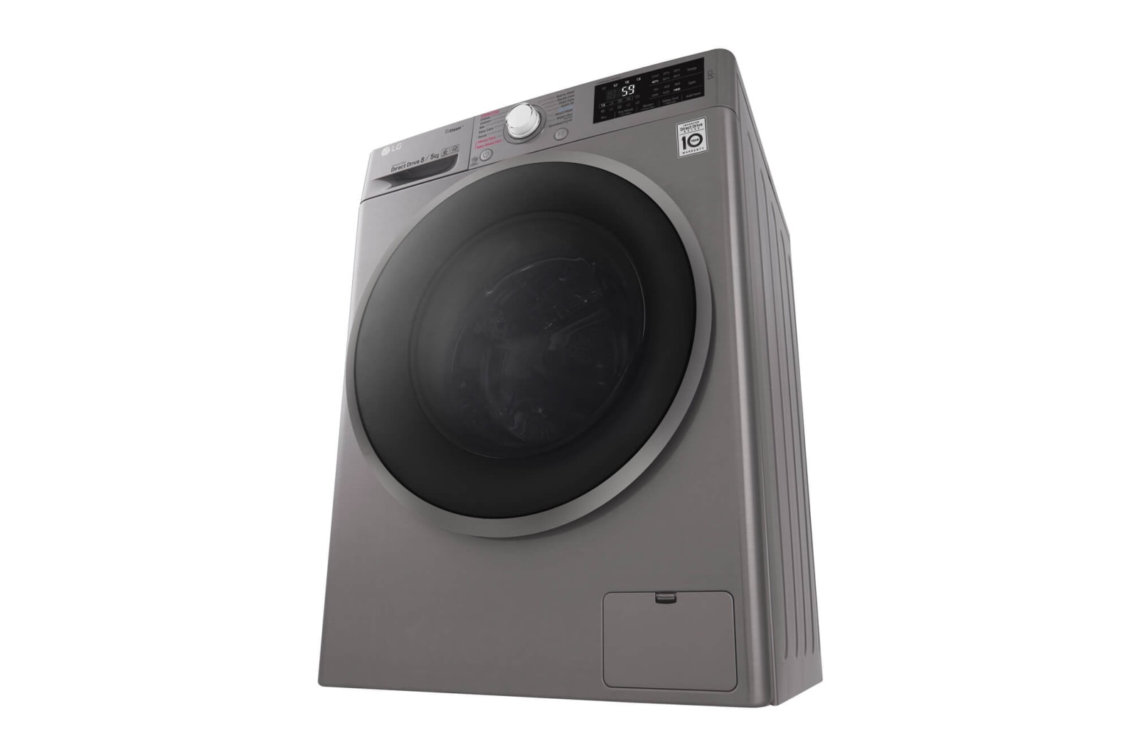 LG Steam™ FWJ685SS 8/5Kg 1400 Spin Washer Dryer – Graphite, FWJ685SS