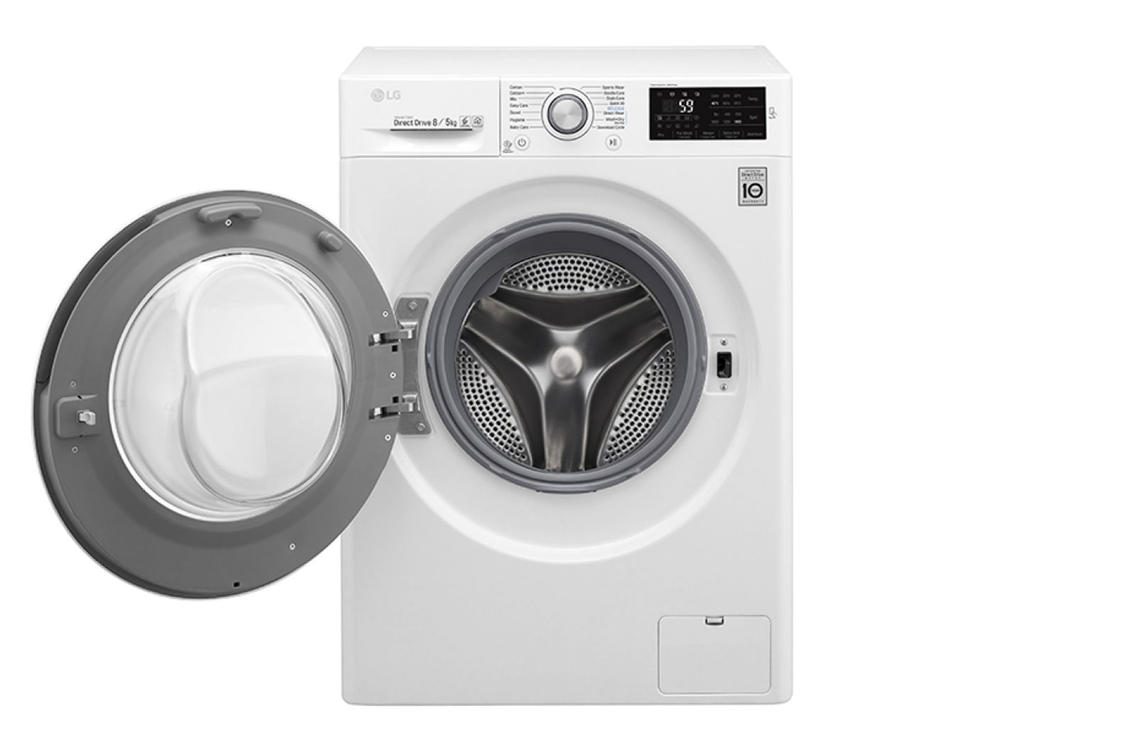 LG Direct Drive™ FWJ685WN 8/5Kg 1400 Spin Washer Dryer – White, FWJ685WN