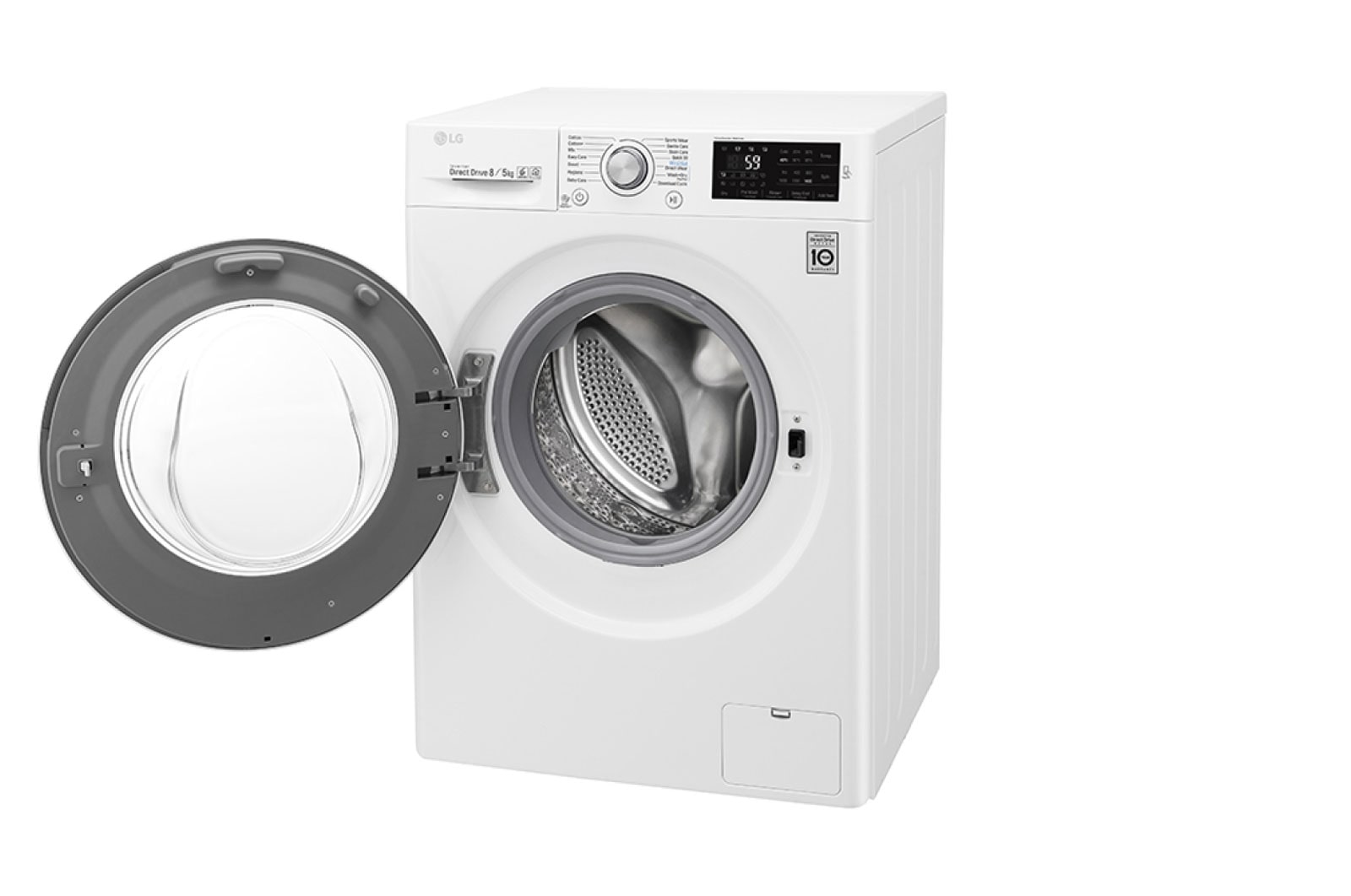 LG Direct Drive™ FWJ685WN 8/5Kg 1400 Spin Washer Dryer – White, FWJ685WN