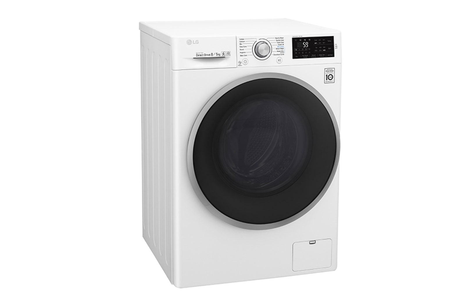 LG Direct Drive™ FWJ685WN 8/5Kg 1400 Spin Washer Dryer – White, FWJ685WN