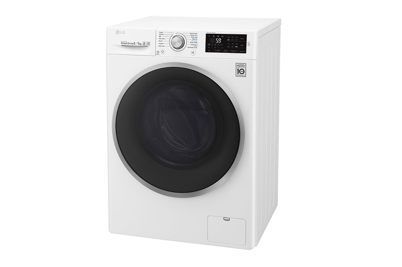 LG Direct Drive™ FWJ685WN 8/5Kg 1400 Spin Washer Dryer – White, FWJ685WN