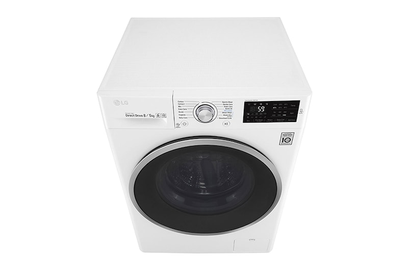 LG Direct Drive™ FWJ685WN 8/5Kg 1400 Spin Washer Dryer – White, FWJ685WN
