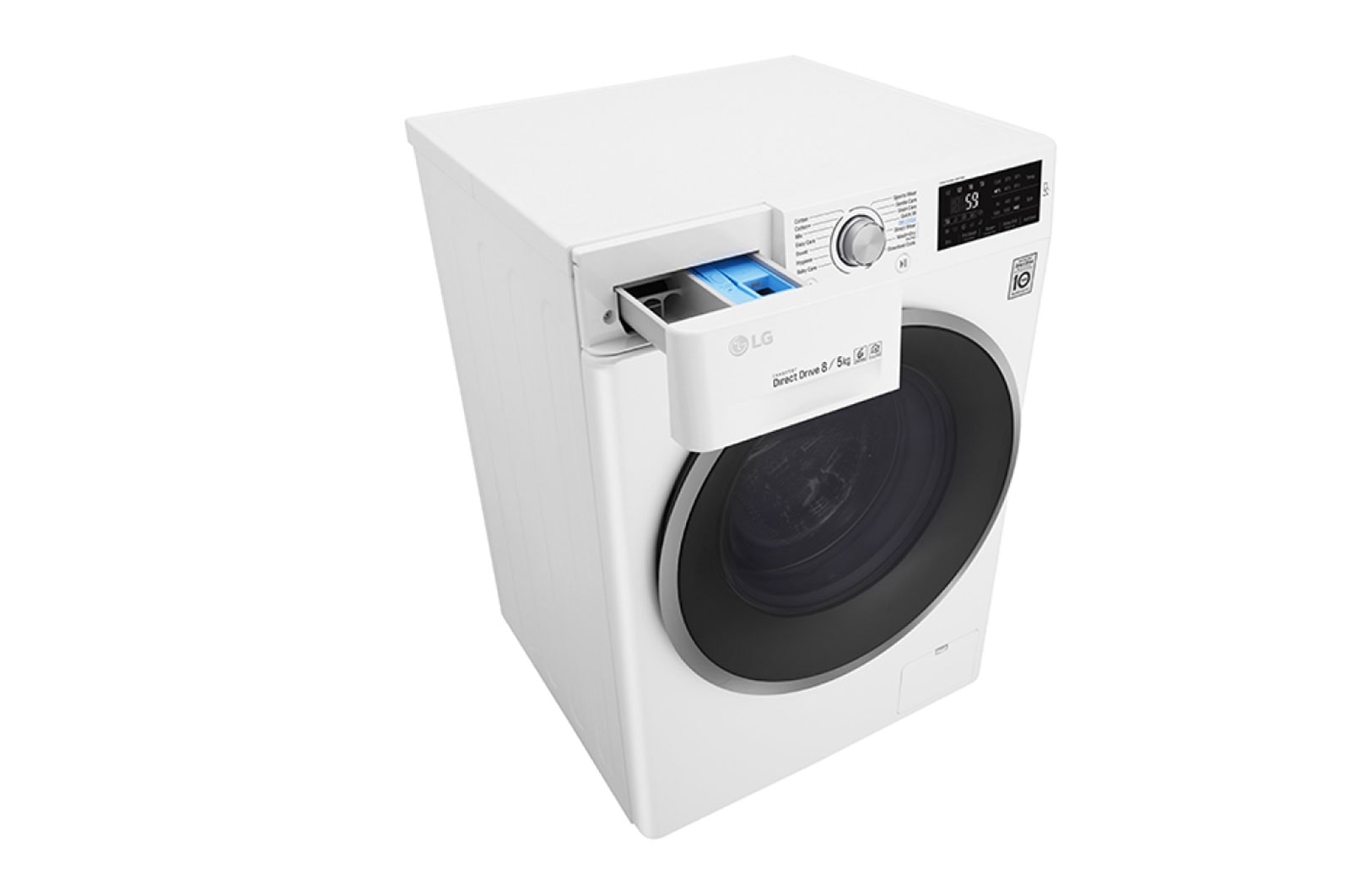 LG Direct Drive™ FWJ685WN 8/5Kg 1400 Spin Washer Dryer – White, FWJ685WN