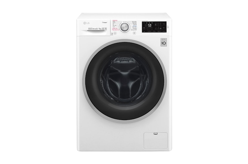 LG Steam™ FWJ685WS 8/5Kg 1400 Spin Washer Dryer – White, FWJ685WS